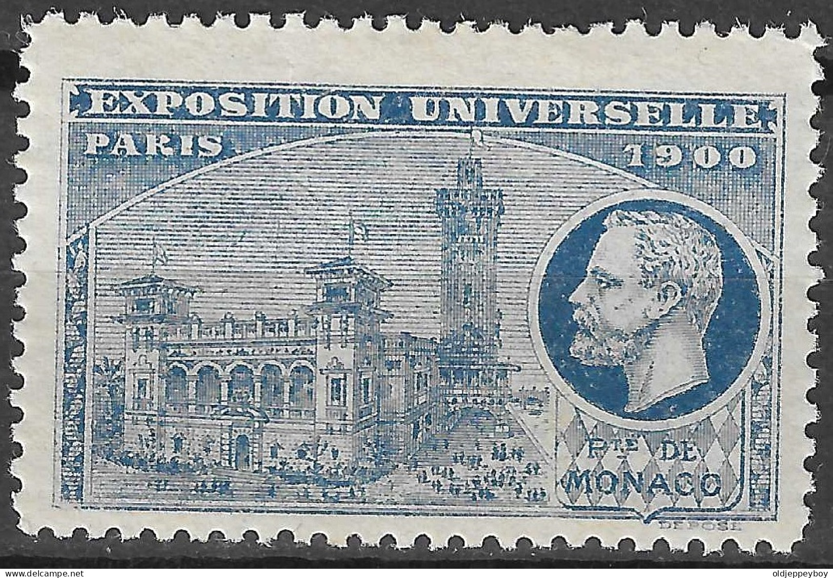 FRANCE ERINOPHILIE FAIR EXPOSITION UNIVERSELLE 1900 PARIS MONACO Vignette CINDERELLA MNH** - 1900 – Paris (Frankreich)