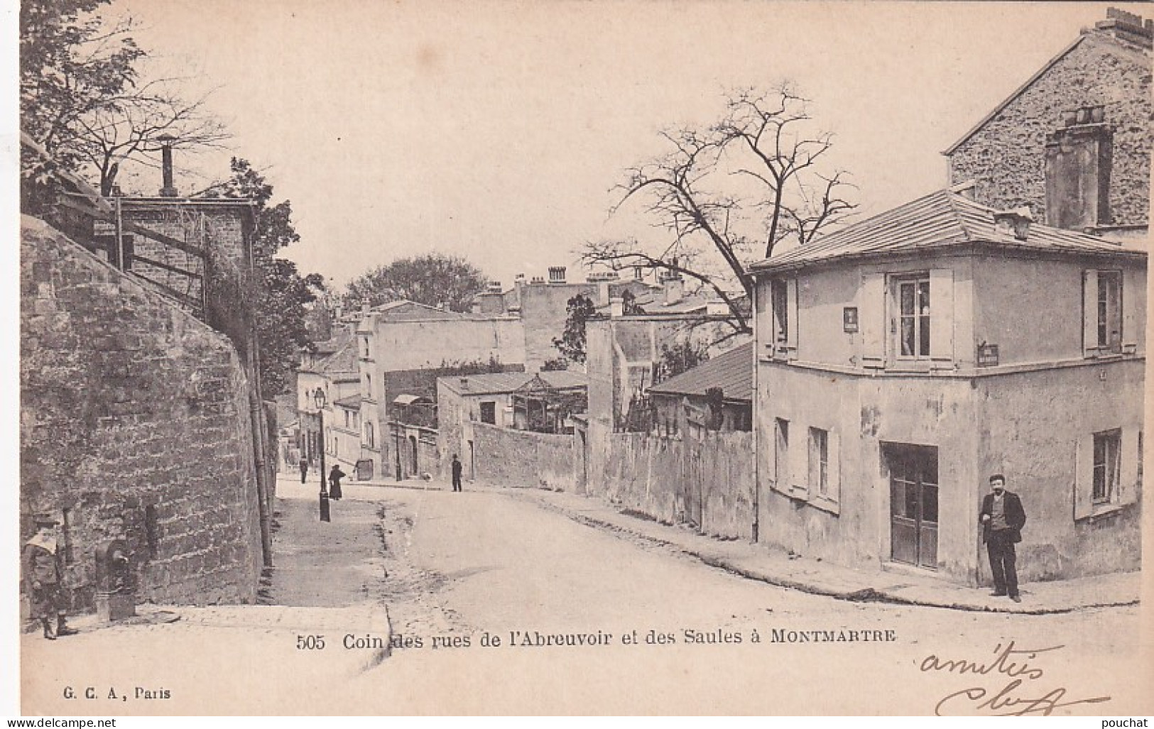 Z++ Nw-(75) COIN DES RUES DE L'ABREUVOIR ET DES SAULES A MONTMARTRE , PARIS - Arrondissement: 18