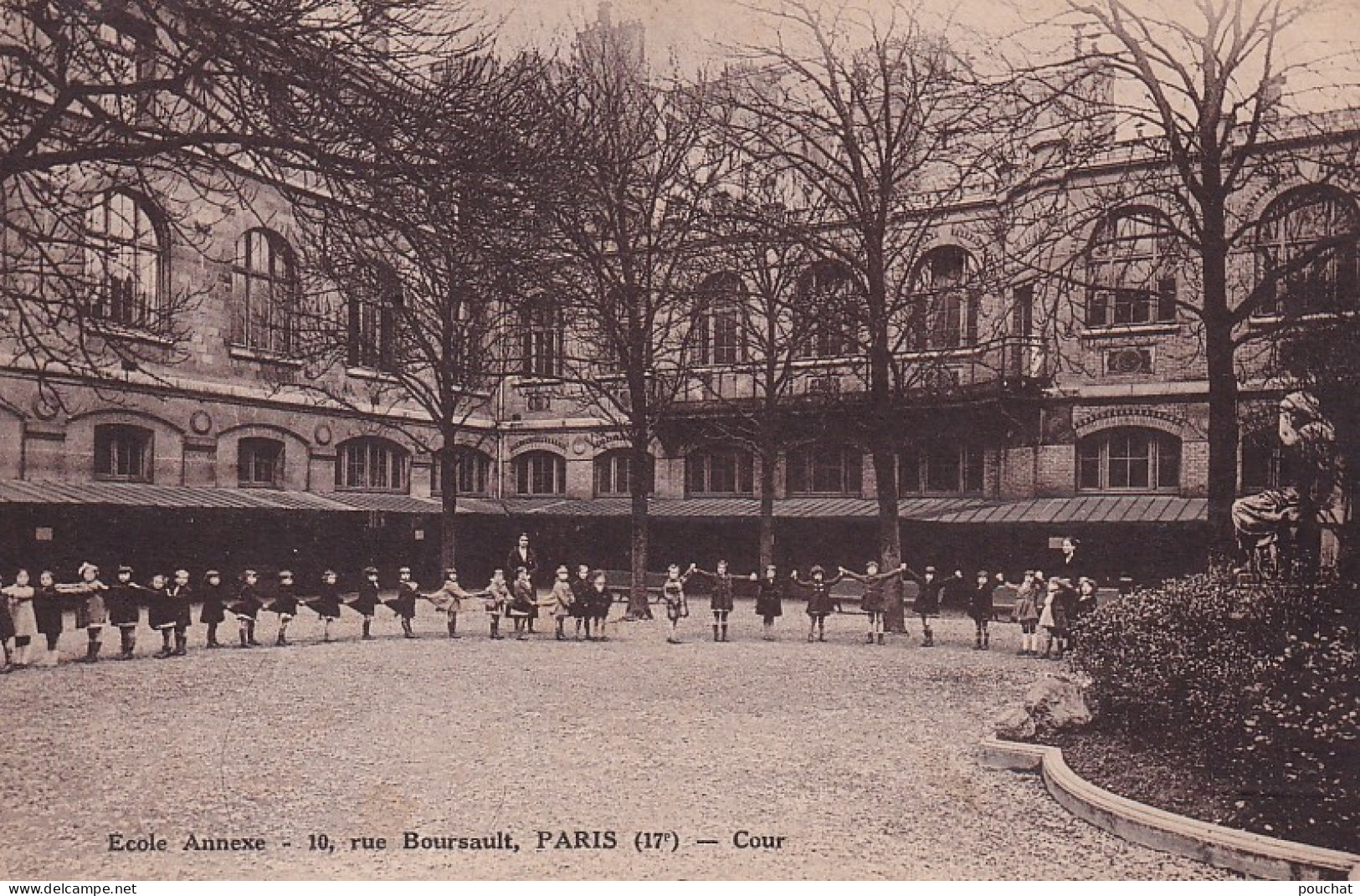 Z++ Nw-(75) ECOLE ANNEXE  RUE BOURSAULT  , PARIS 17e - COUR - ANIMATION - ENFANTS - Enseignement, Ecoles Et Universités