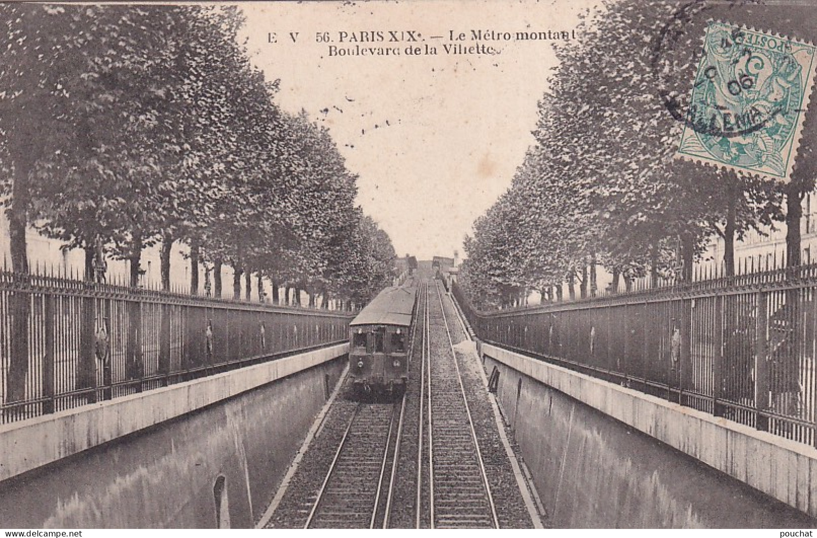 Z++ Nw-(75) PARIS 19e - LE METRO MONTANT BOULEVARD DE LA VILLETTE - Metro, Stations