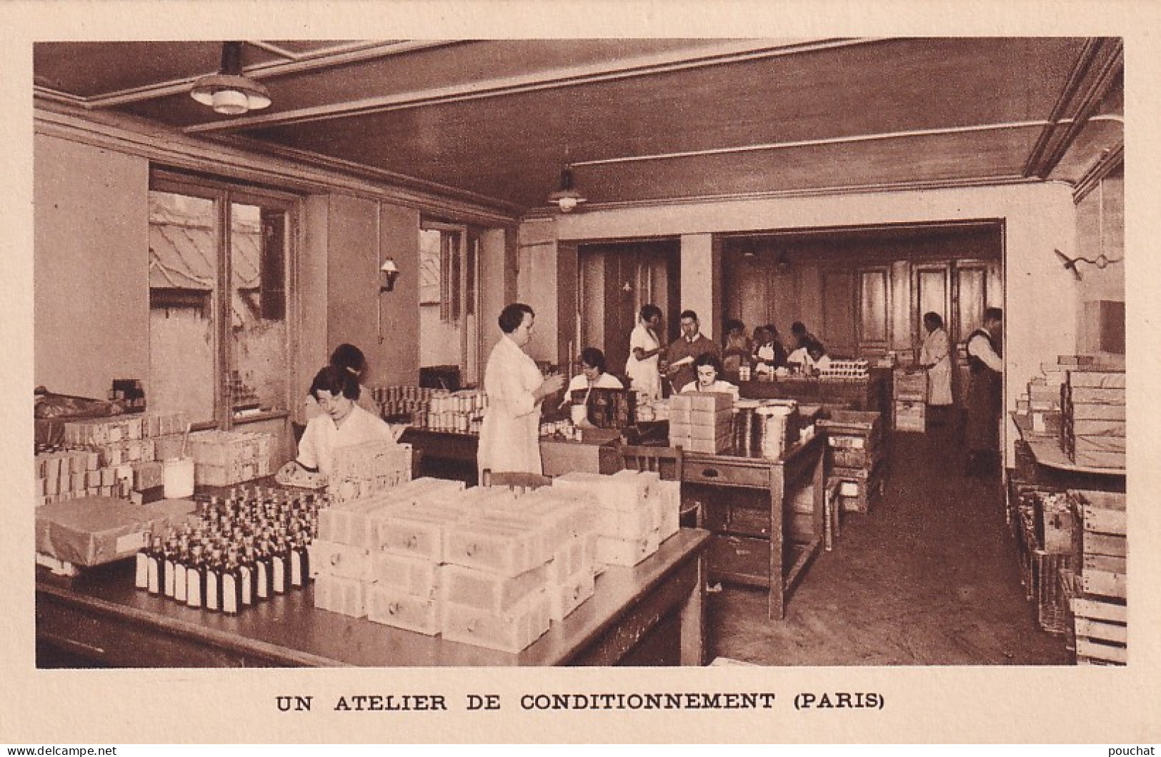 Z++ Nw-(75) PARIS - ETS GOY  LABORATOIRE DES PASTILLES M. B. C.  ATELIER CONDITIONNEMENT , SERVICE DE PUB. - LOT DE 4 CP - Santé, Hôpitaux