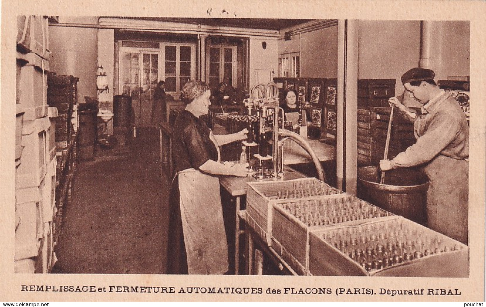 Z++ Nw-(75) PARIS - ETS GOY  LABORATOIRE DES PASTILLES M. B. C.  ATELIER CONDITIONNEMENT , SERVICE DE PUB. - LOT DE 4 CP - Santé, Hôpitaux