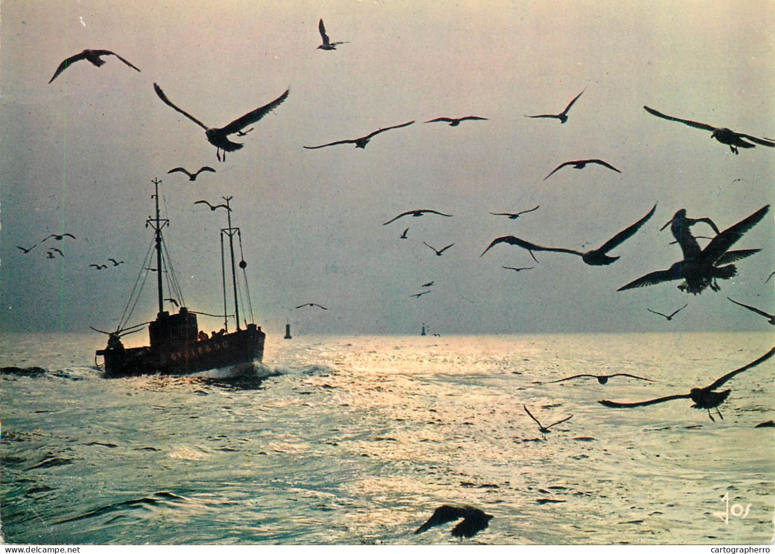 Navigation Sailing Vessels & Boats Themed Postcard Fishing Boats - Velieri
