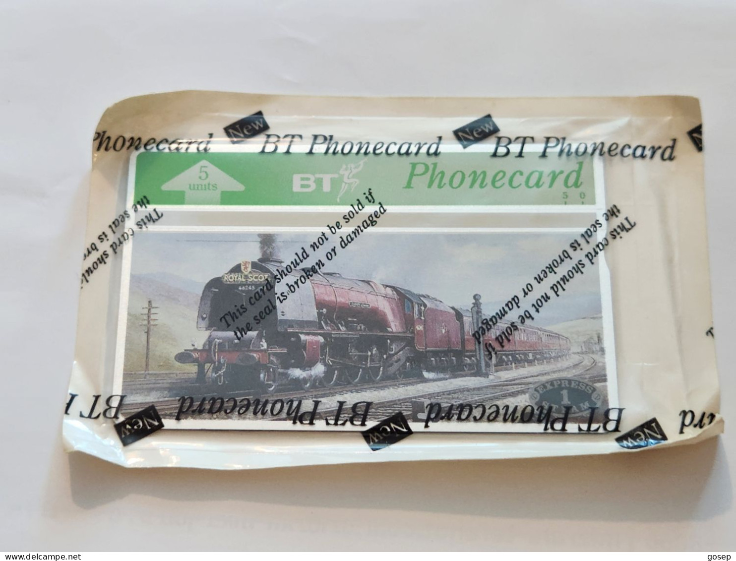 United Kingdom-(BTG-277)-Express Steam-(1)-Royal L-(265)(5units)(cod Inclosed)(tirage-1.000)-price Cataloge-10.00£-mint - BT Edición General
