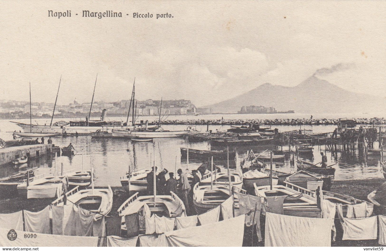 NAPOLI-MARGELLINA-PICCOLO PORTO-CARTOLINA NON VIAGGIATA -1915-1925 - Napoli (Naples)