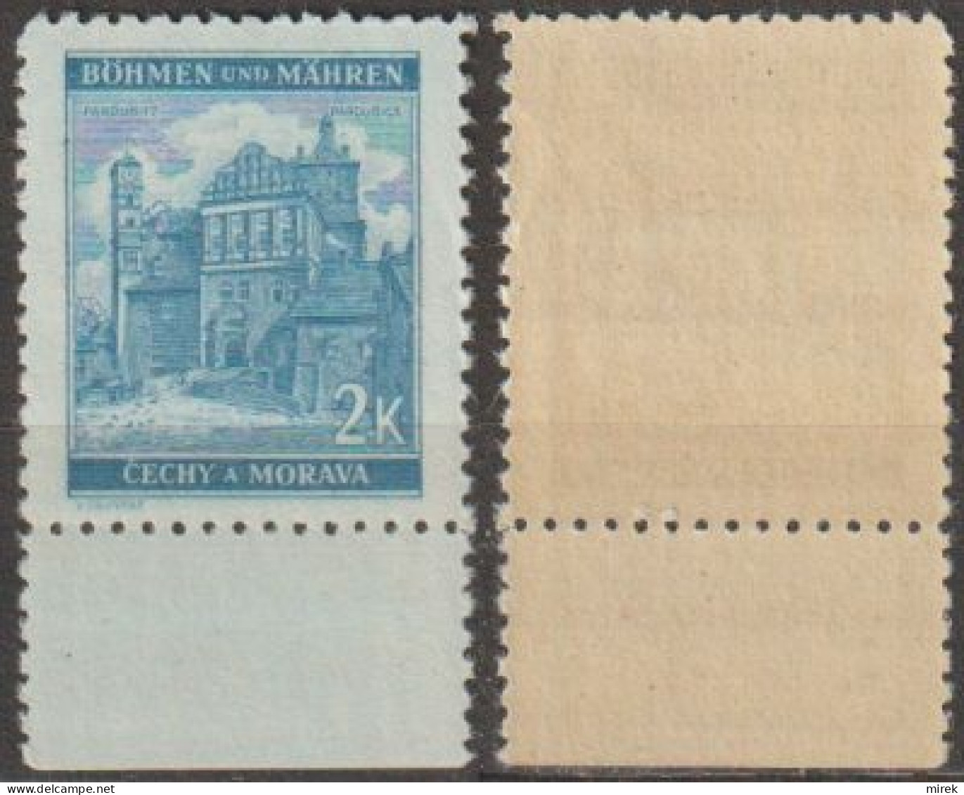 147/ Pof. 59, Yellow Gum - Unused Stamps