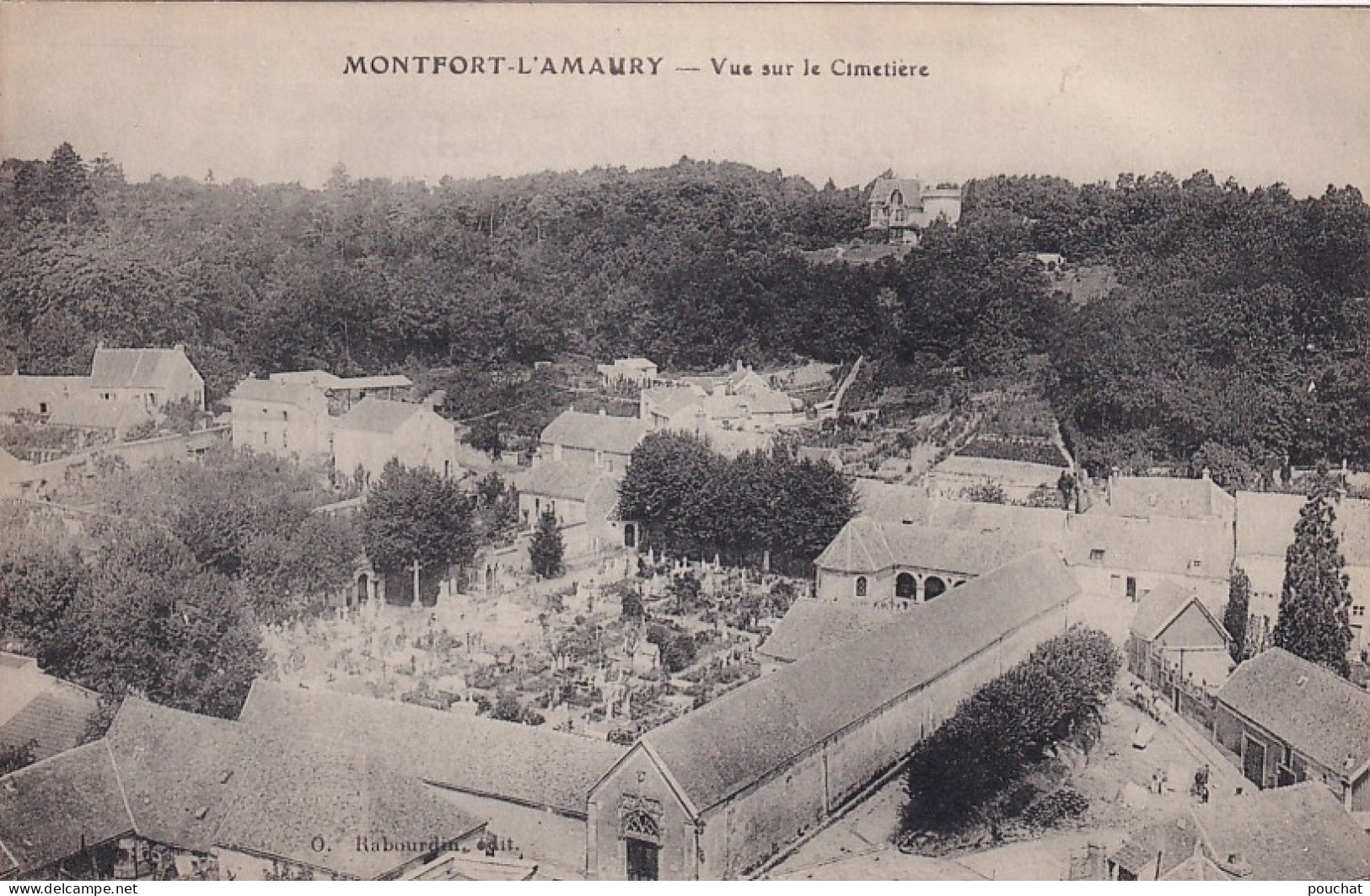 Z++ Nw-(78) MONTFORT L'AMAURY - VUE SUR LE CIMETIERE - Montfort L'Amaury