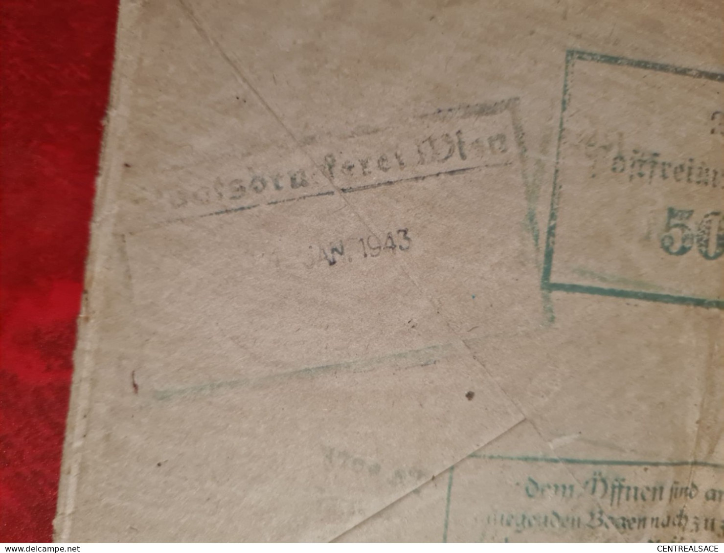 LETTRE 1942 AVEC CORRESPONDANCE KAMENZ SACHS AVEC TAXE RM PEU COURANT - Cartas & Documentos