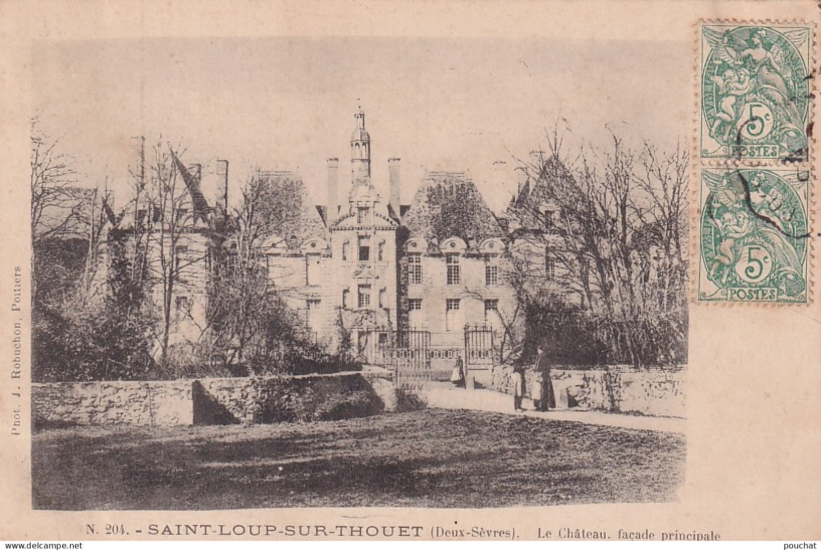 Z++ Nw-(79) SAINT LOUP SUR THOUET - LE CHATEAU - FACADE PRINCIPALE - Other & Unclassified