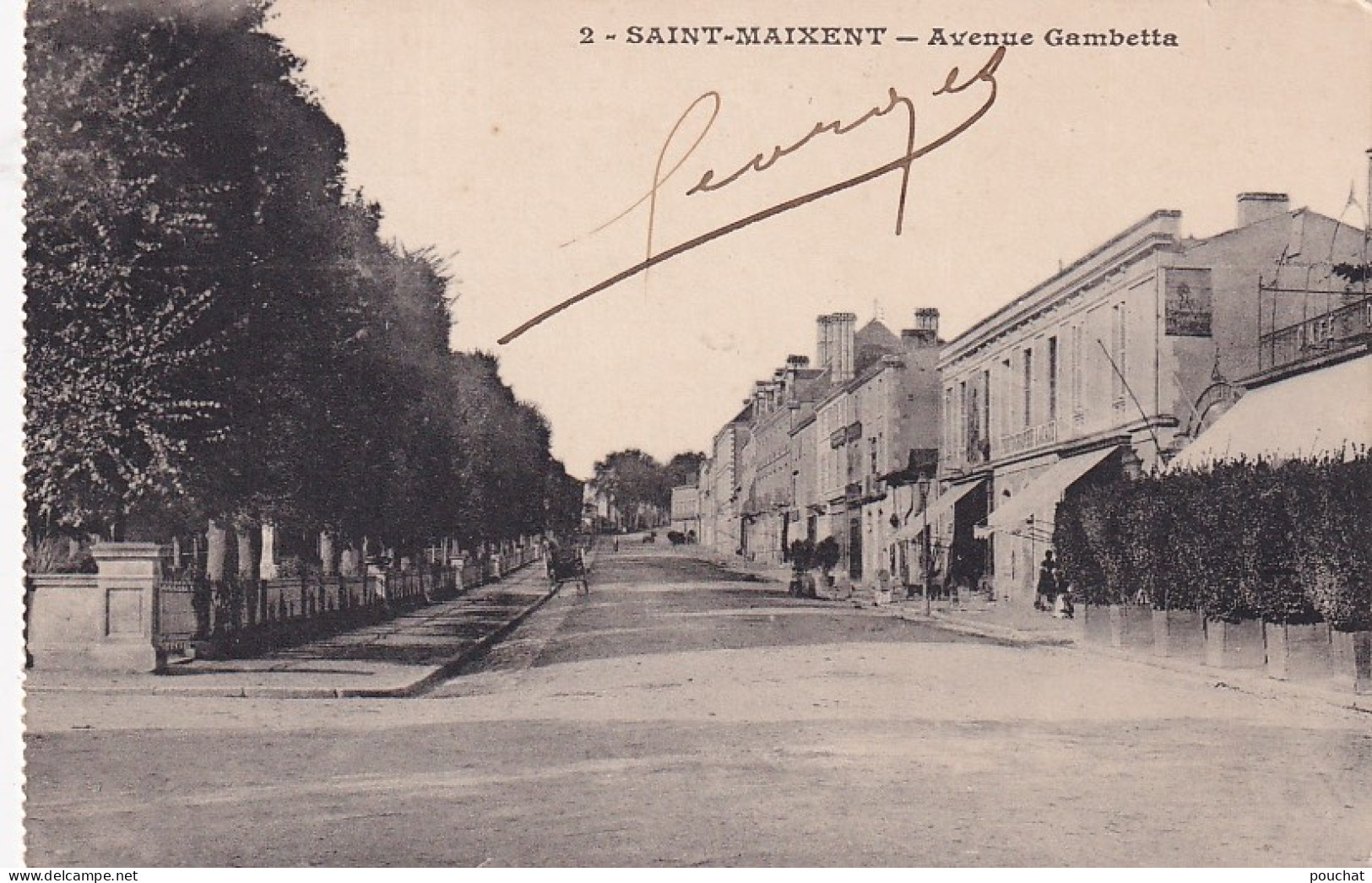 Z++ Nw-(79) SAINT MAIXENT - AVENUE GAMBETTA - Saint Maixent L'Ecole