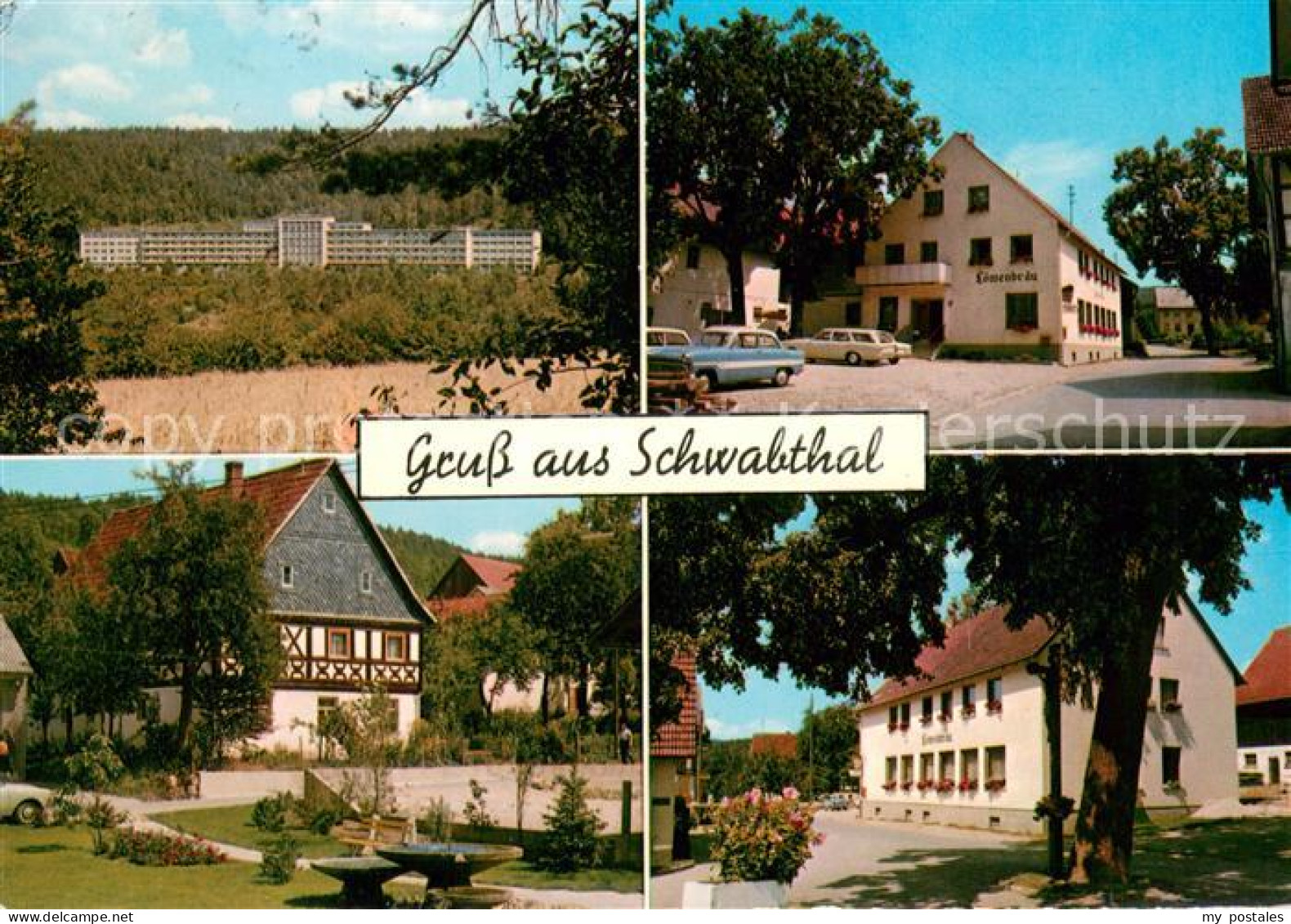 73671050 Schwabthal Sanatorium Lautergrund Gasthof Loewenbraeu Springbrunnen Dor - Staffelstein