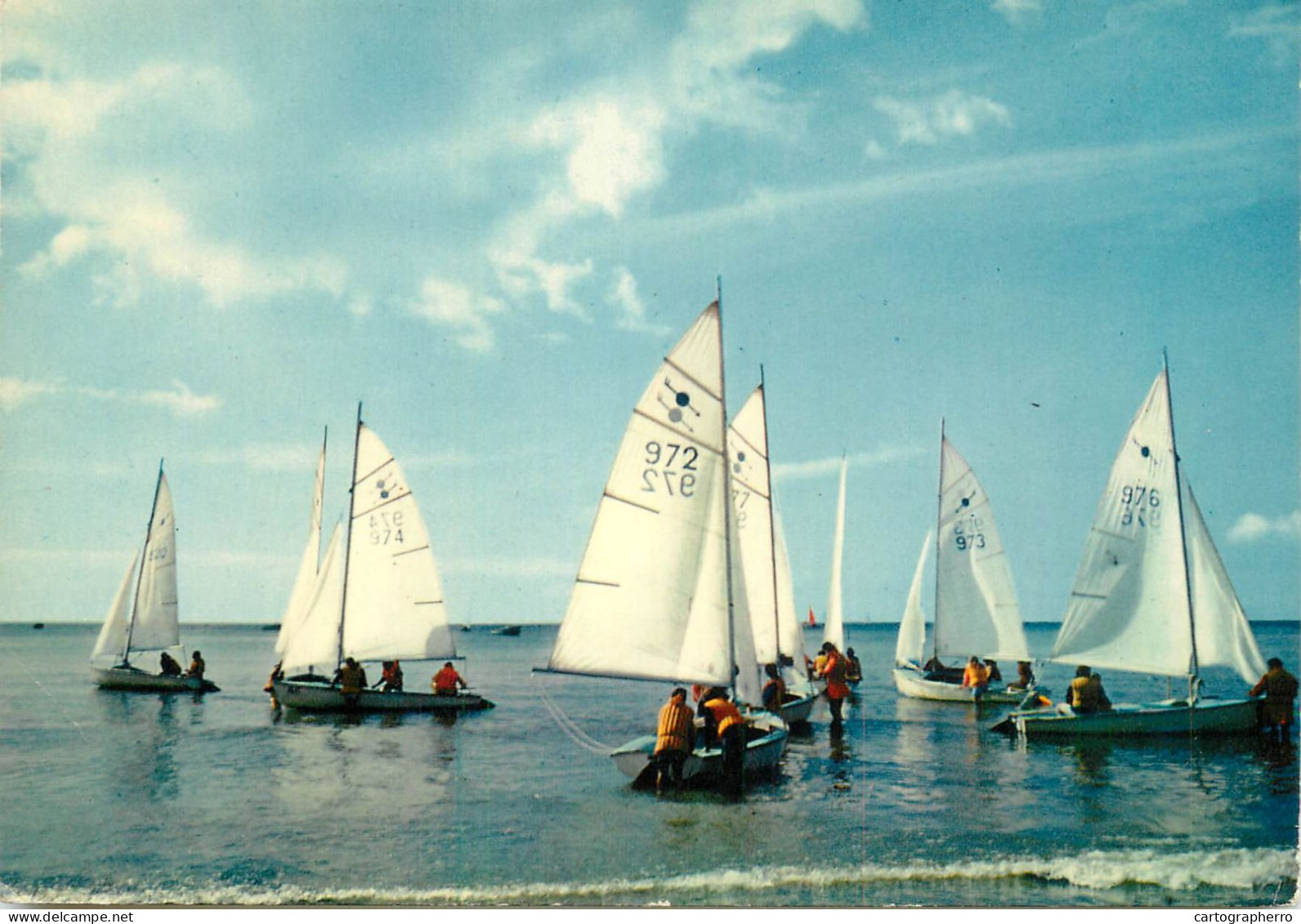 Navigation Sailing Vessels & Boats Themed Postcard Regates Wind Surf - Velieri