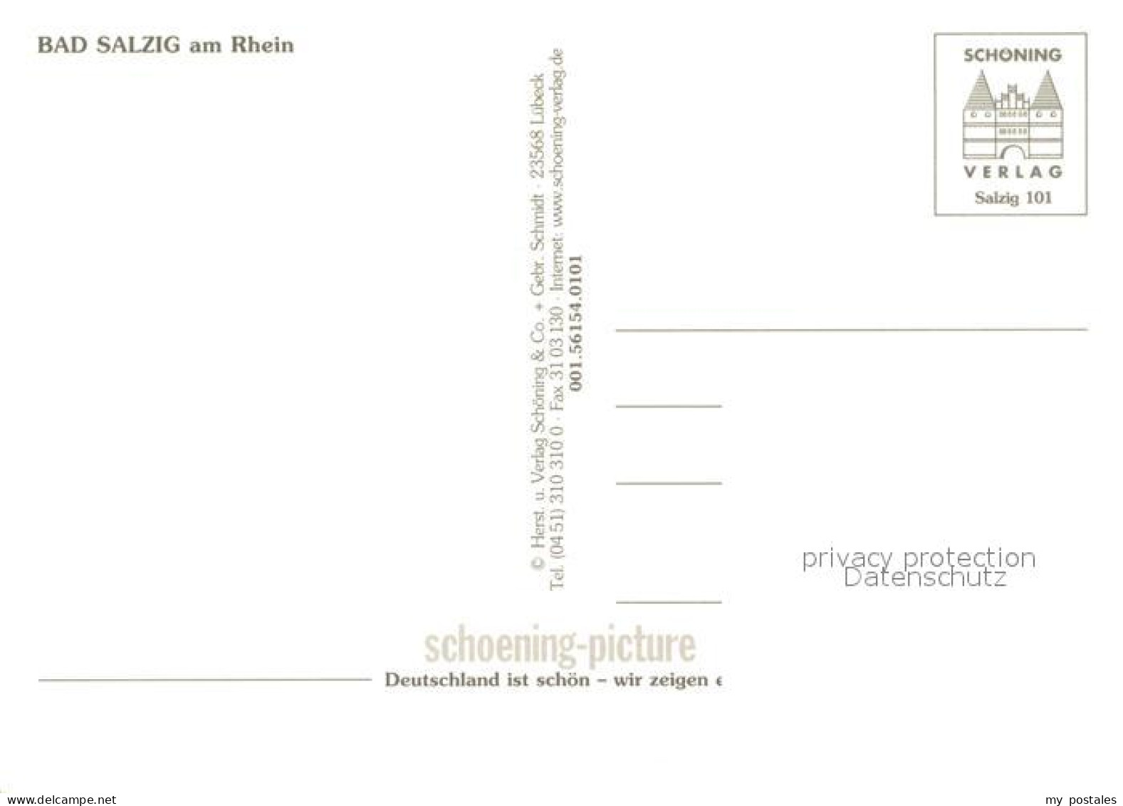 73671035 Bad Salzig Panorama Blick Ueber Den Rhein Klinik Burg Sterrenberg Bad S - Boppard