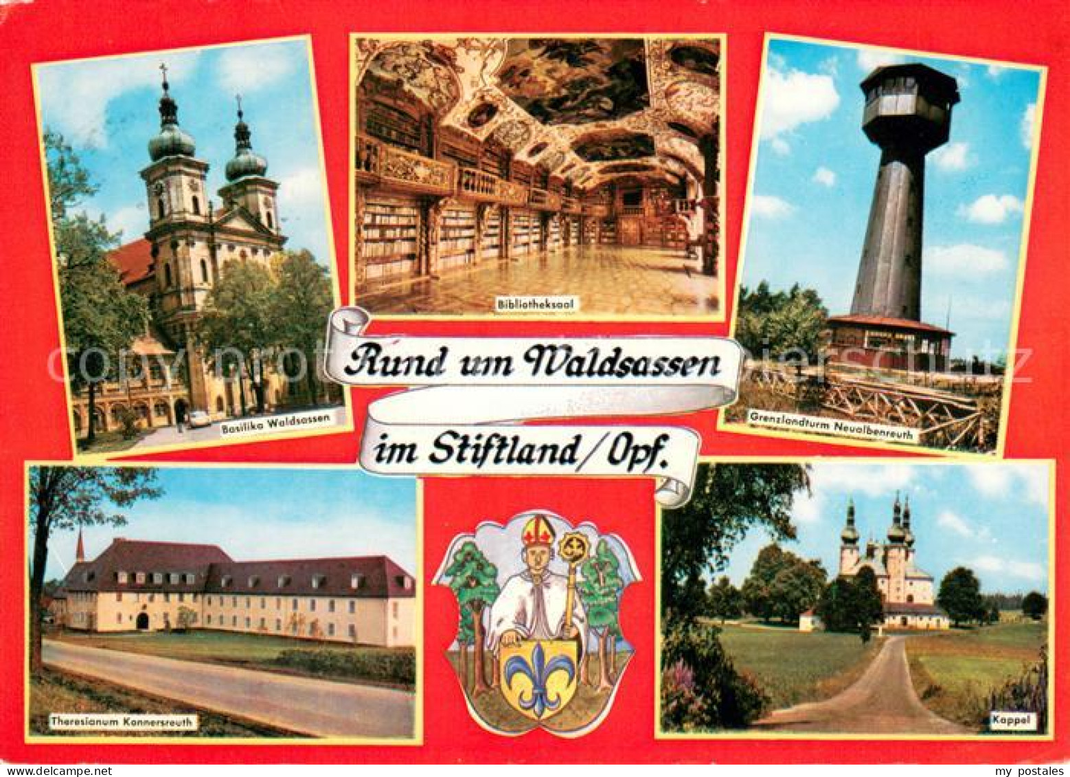 73671016 Waldsassen Basilika Bibliotheksaal Grenzlandturm Neualbenreuth Theresia - Waldsassen