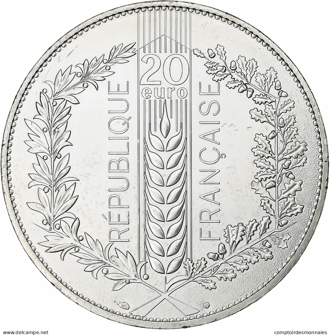 France, 20 Euro, 2020, Paris, Argent, FDC - France