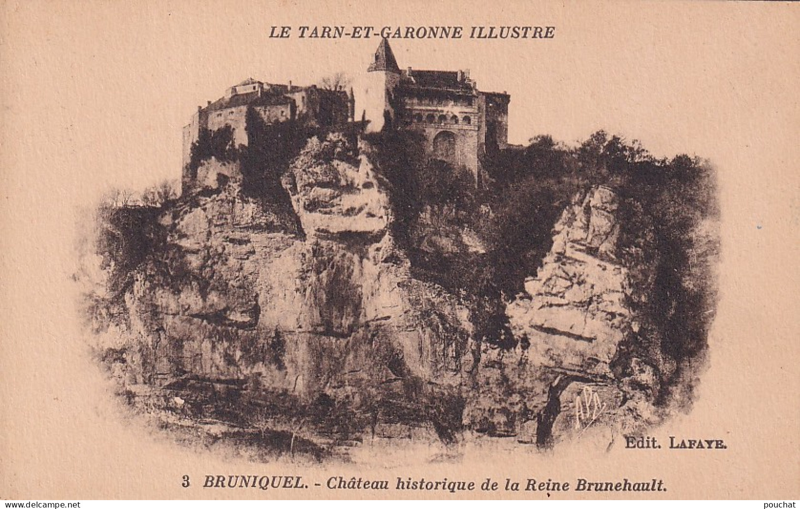 Z++ Nw-(82) BRUNIQUEL - CHATEAU HISTORIQUE DE LA REINE BRUNEHAULT - Autres & Non Classés