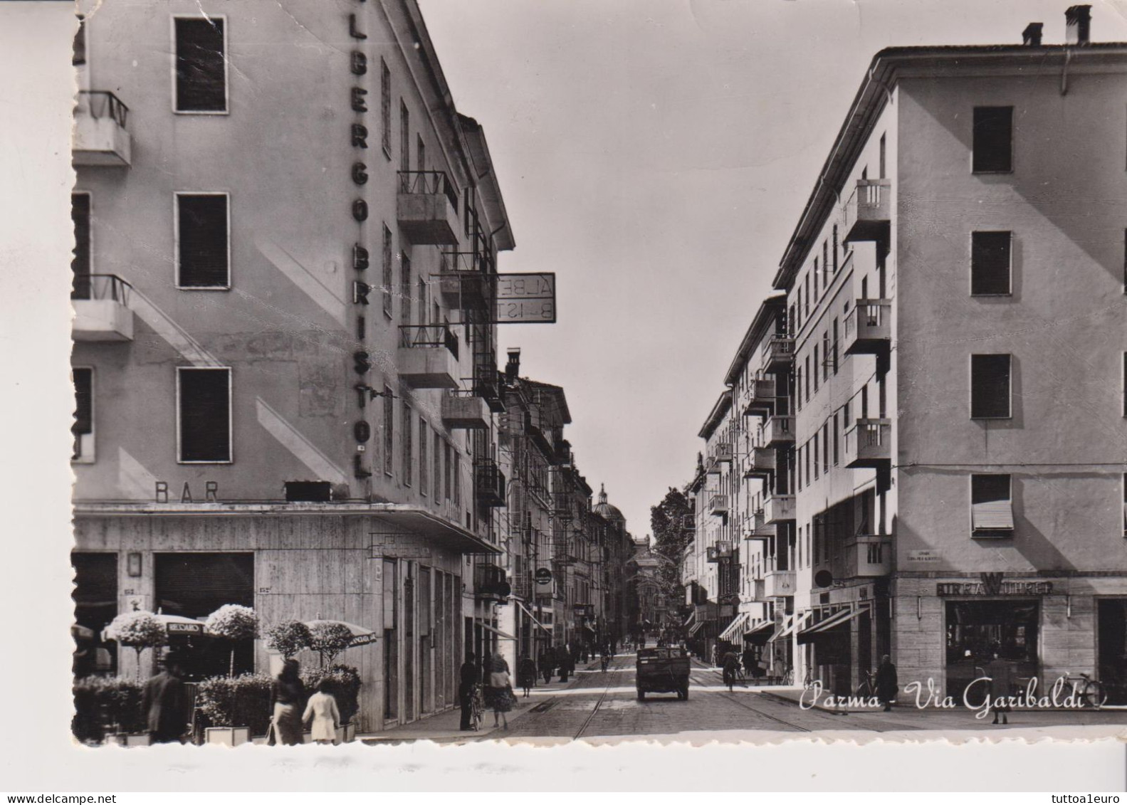 PARMA  VIA GARIBALDI  ANIMATA  VG  1957 - Parma