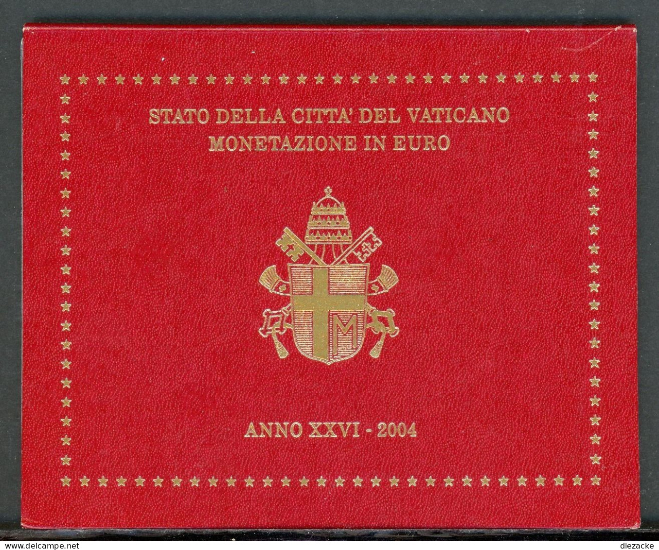 Vatikan 2004 Kursmünzensatz/ KMS Im Original Klappfolder ST (EM020 - Vatican