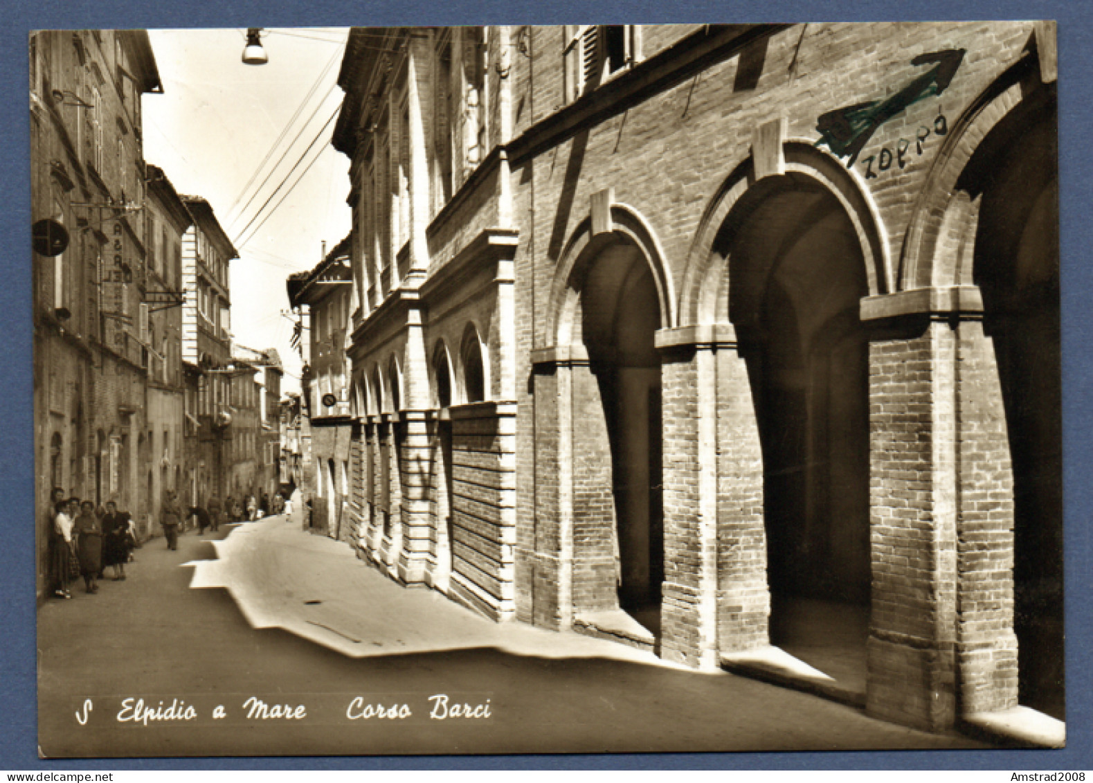 1957 - S. ELPIDIO A MARE - CORSO BARCI -  CORSO A. BACCIO  -  ITALIE - Andere & Zonder Classificatie