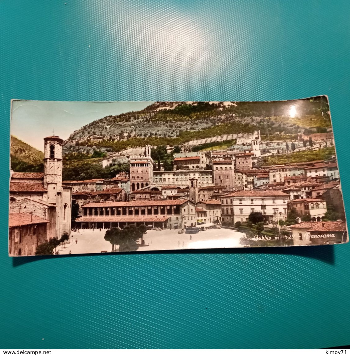 Cartolina Gubbio - Panorama. Viaggiata - Perugia