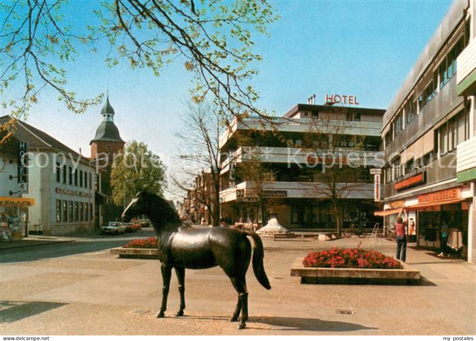 73670833 Vechta Alter Markt Pferdestatue Vechta - Vechta