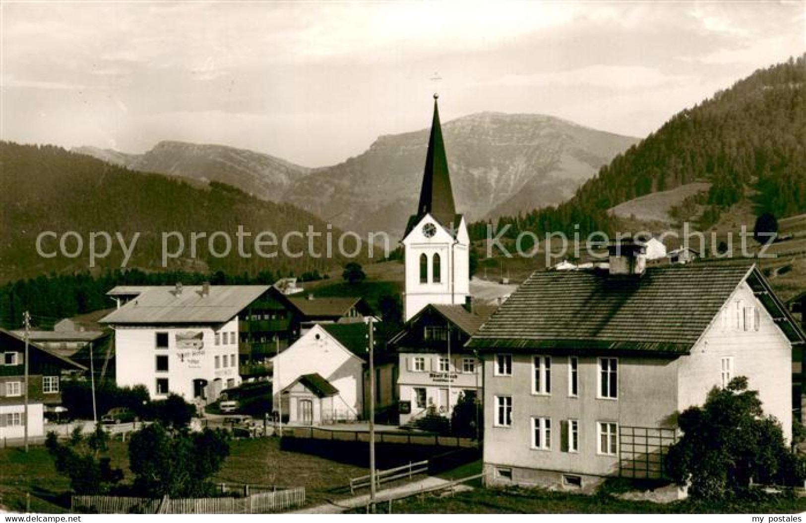 73670796 Steibis Mit Kirche Und Hochgrat Steibis - Oberstaufen