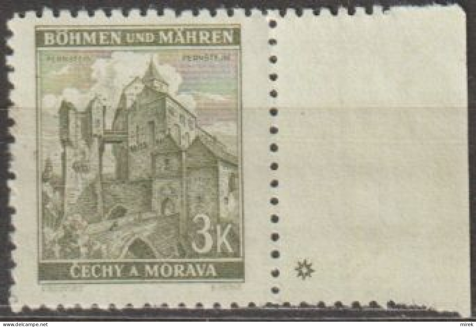 159/ Pof. 61, Matt Gum - Unused Stamps