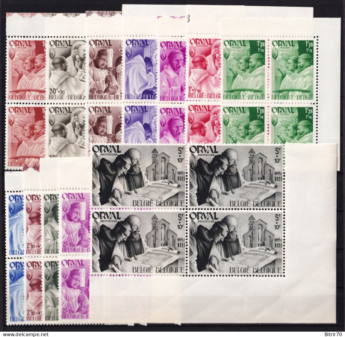 Belgica, 1941-42 Y&T. 556 / 567,  MNH. - Nuovi