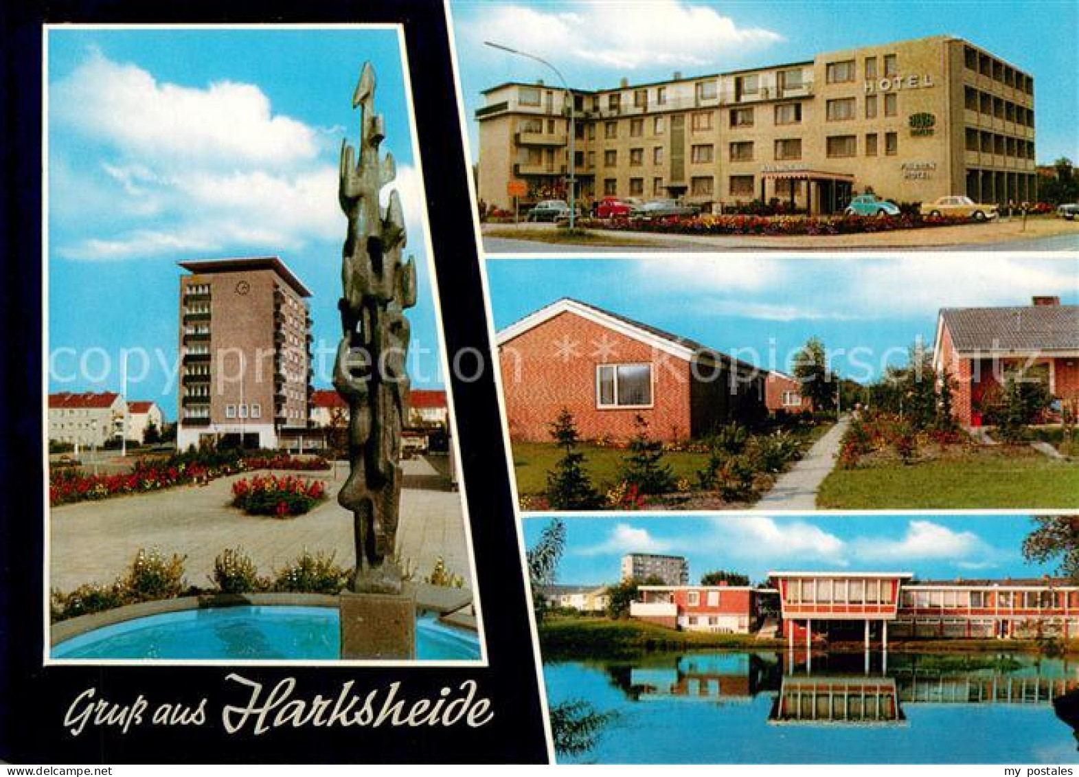 73670613 Harksheide Rathaus Friesen Hotel Sportlerheim SOS Kinderdorf Harksheide - Norderstedt
