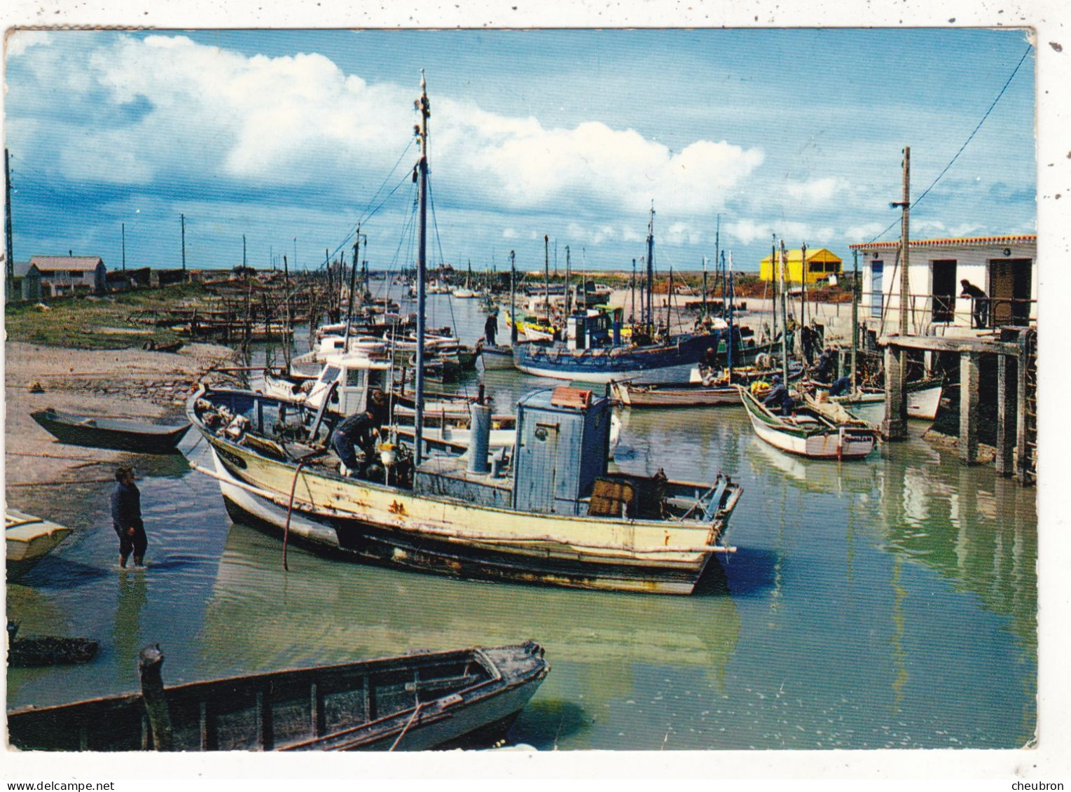 85. BEAUVOIR SUR MER . CPSM. .L'EPOIDS . LE PORT DU BEC. ANNEE 1968 + TEXTE - Beauvoir Sur Mer