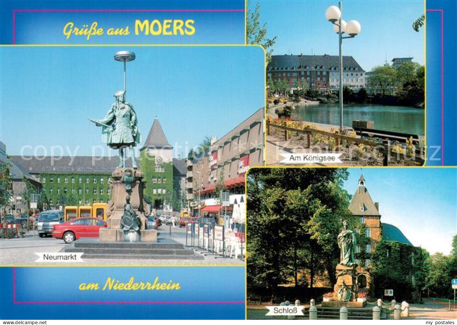 73670549 Moers Neumarkt Denkmal Partie Am Koenigsee Schloss Moers - Other & Unclassified