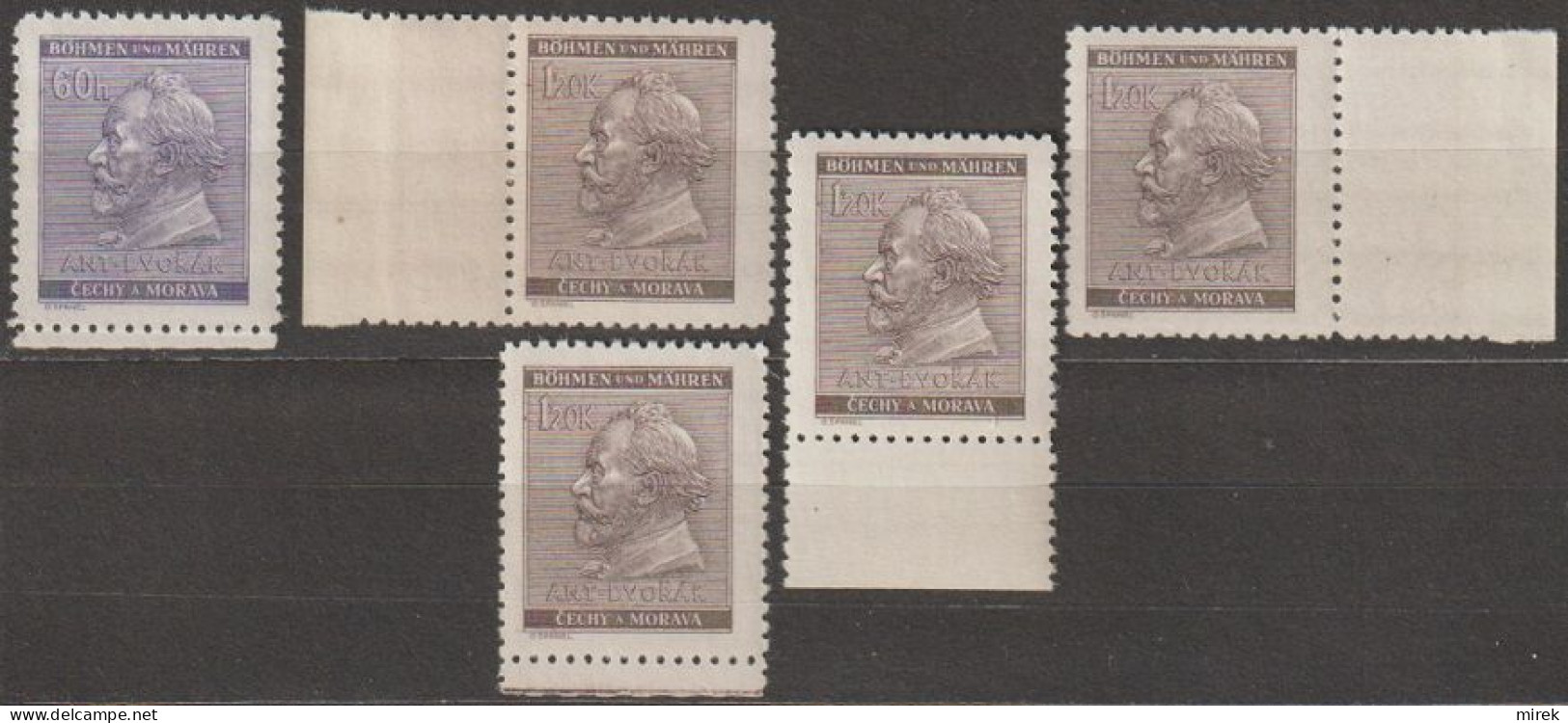 002/ Pof. 62-63, Border Stamps - Ongebruikt
