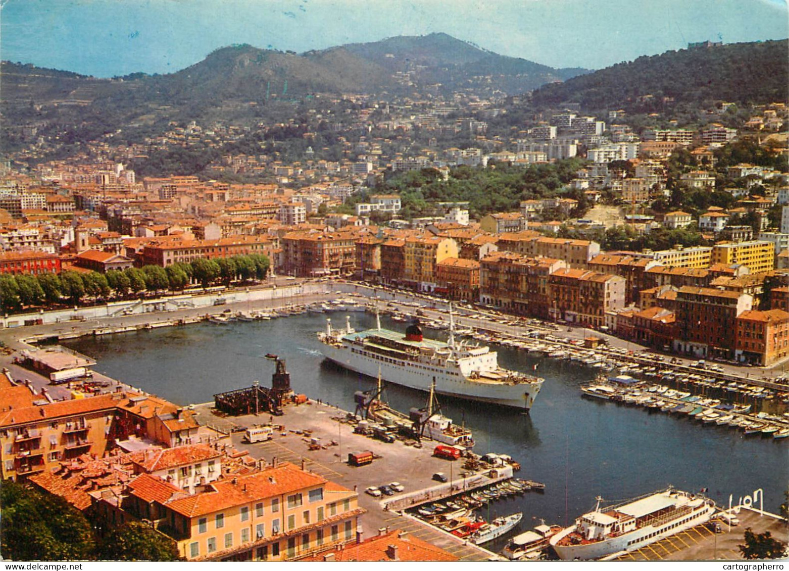 Navigation Sailing Vessels & Boats Themed Postcard La Cote D'Azur Alpes Maritimes Napoleon Pleasure Cruise Ship - Velieri