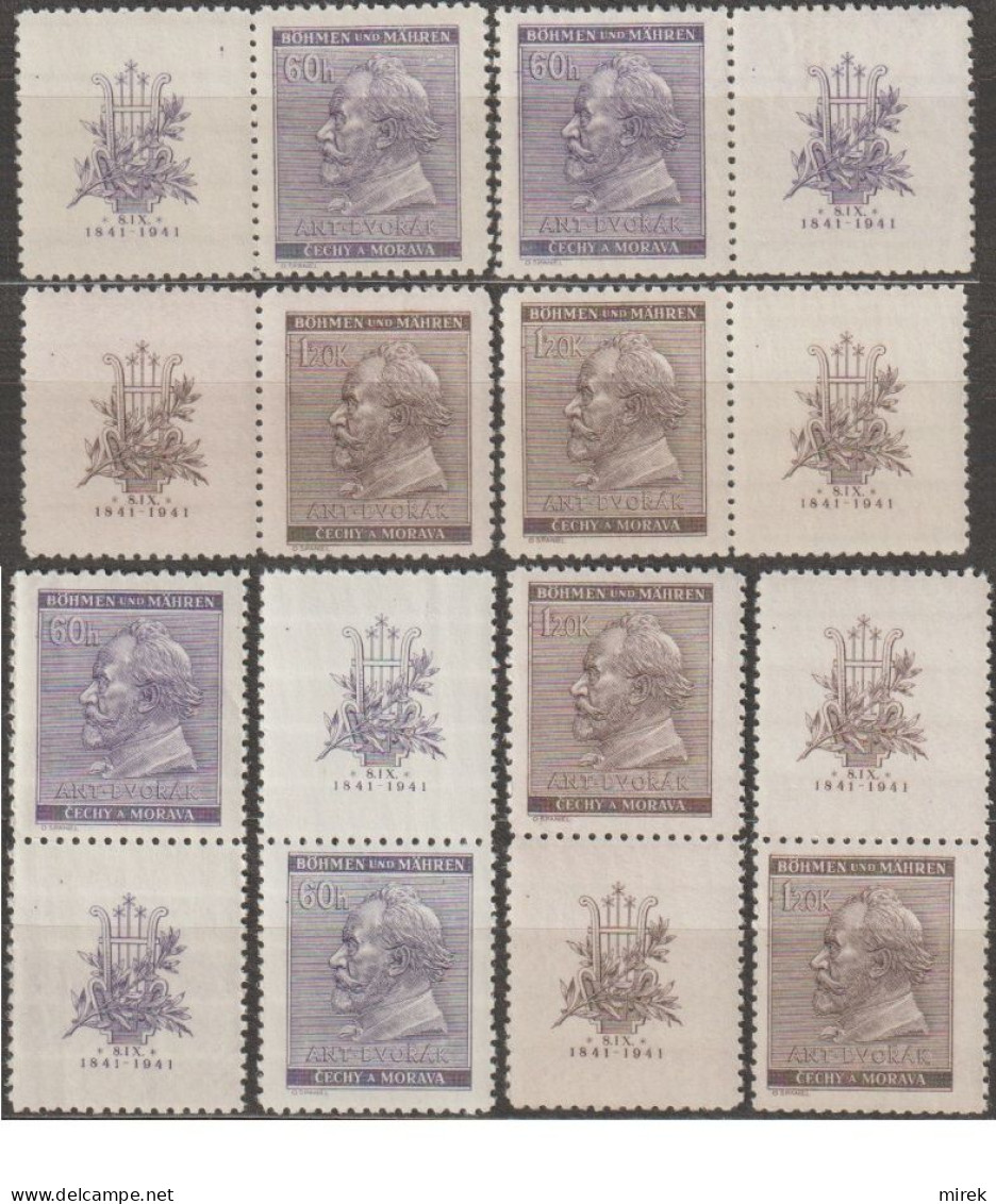 005/ Pof. 62-63, Stamps With Coupon - Neufs