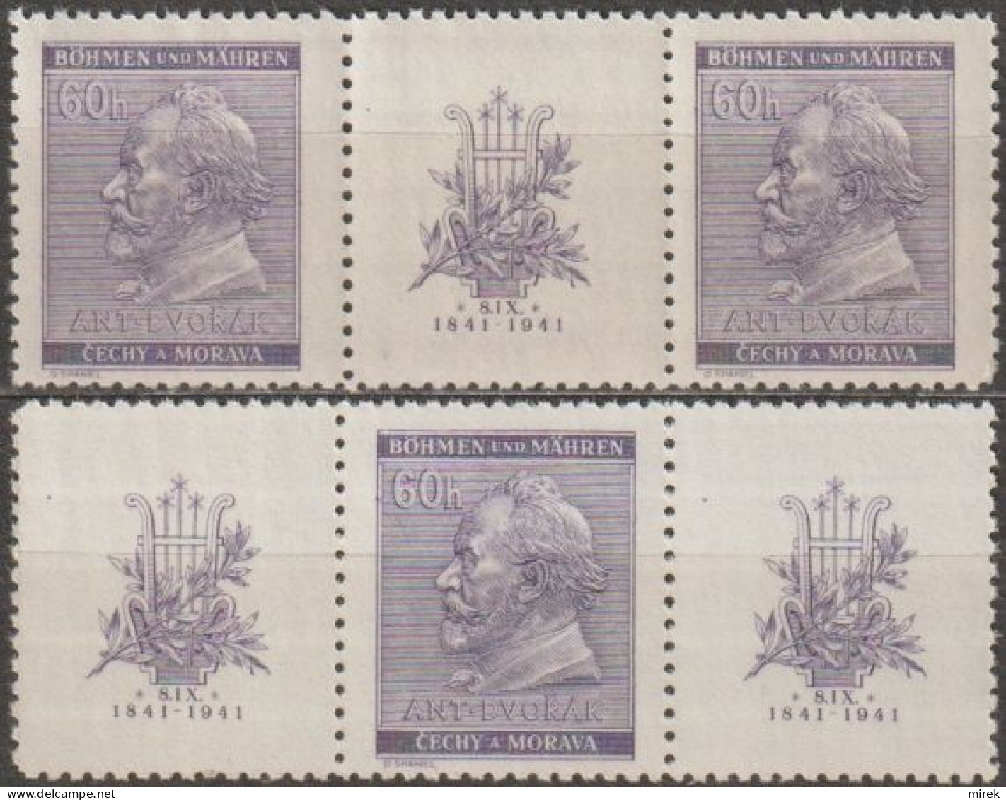 008/ Pof. 62, Stamps With Coupons - Ongebruikt