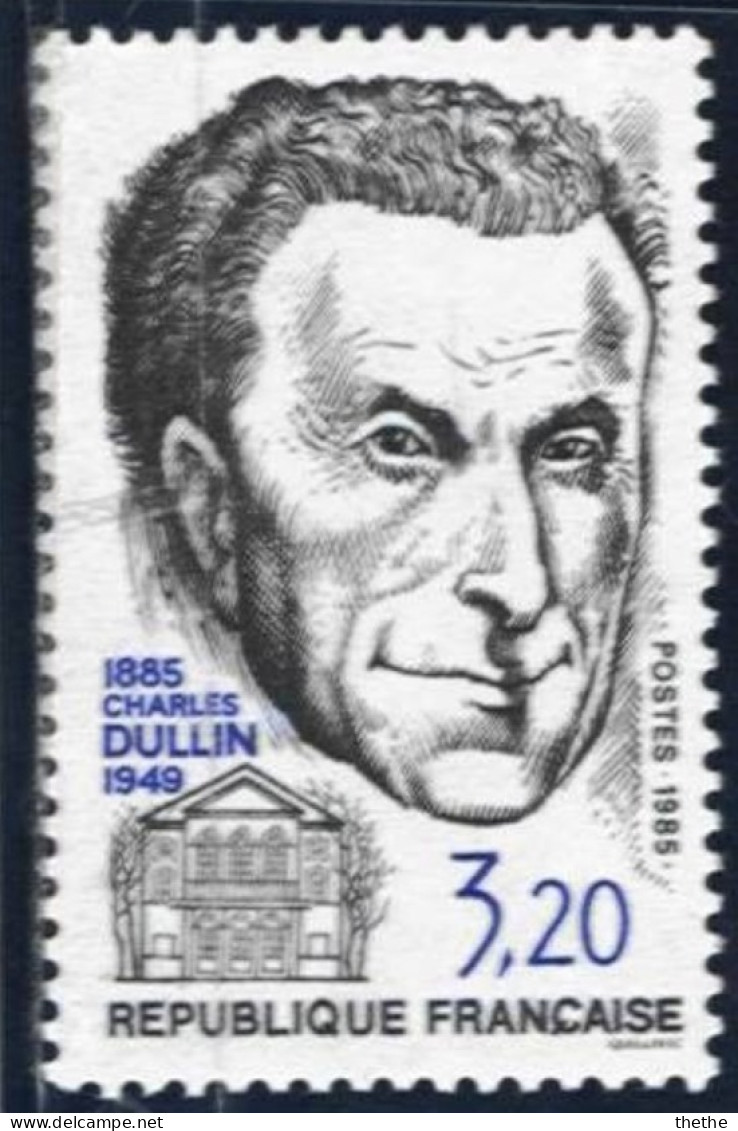 FRANCE - Charles Dullin (1885-1949) - Used Stamps