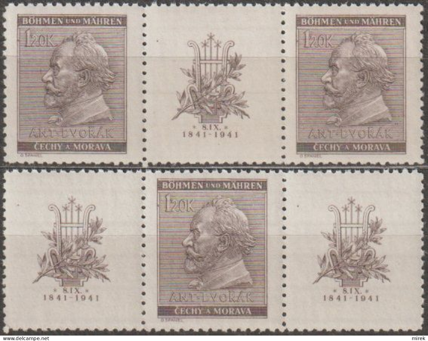 009/ Pof. 63, Stamps With Coupons - Ongebruikt