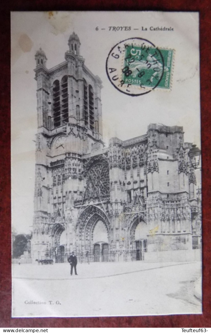Cpa Troyes ; La Cathédrale - Troyes