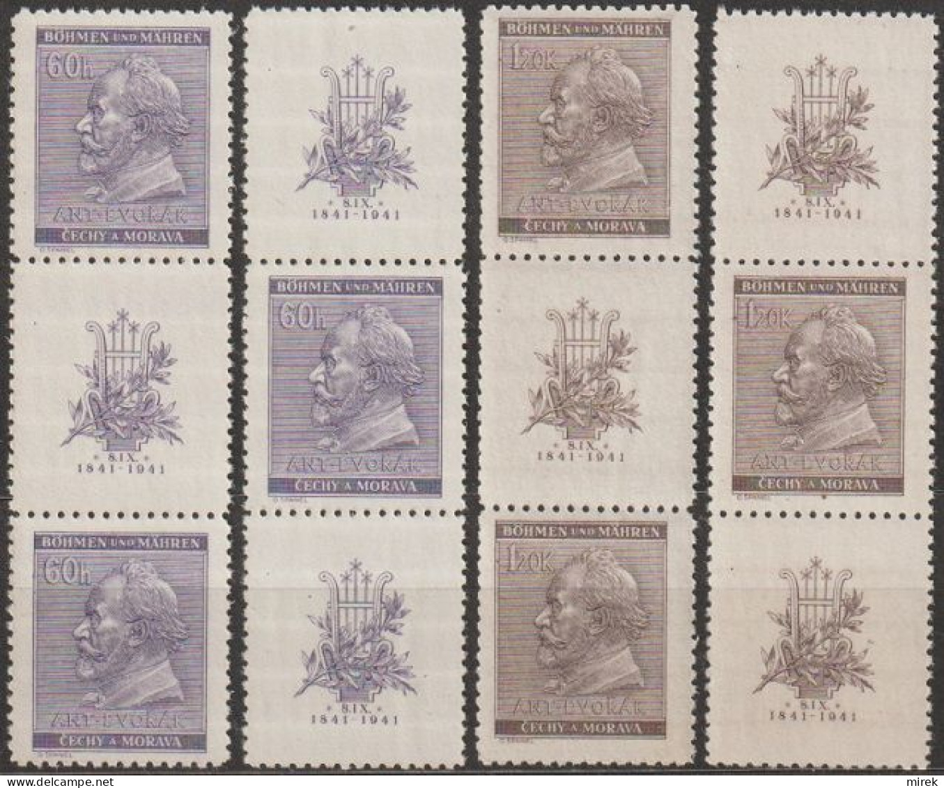 011/ Pof. 62-63, Stamps With Coupons - Ongebruikt
