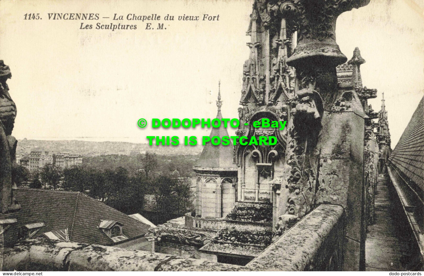 R563990 Vincennes. La Chapelle Du Vieux Fort Les Sculptures. E. M. Anc. Etab. Ma - Mondo