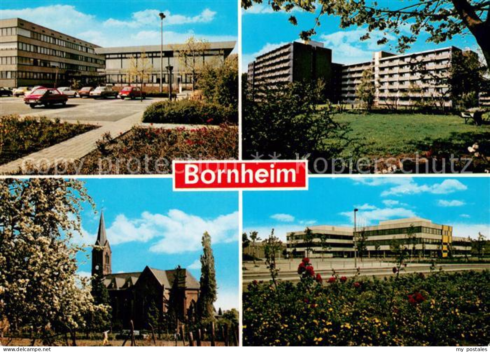 73670036 Bornheim Rheinland Rathaus Wohn- Und Kurzentrum Beethoven Kirche Schulz - Other & Unclassified