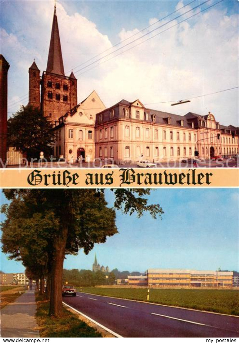 73670032 Brauweiler Rheinland Motiv Innenstadt Mit Kirche Landstrasse Brauweiler - Pulheim