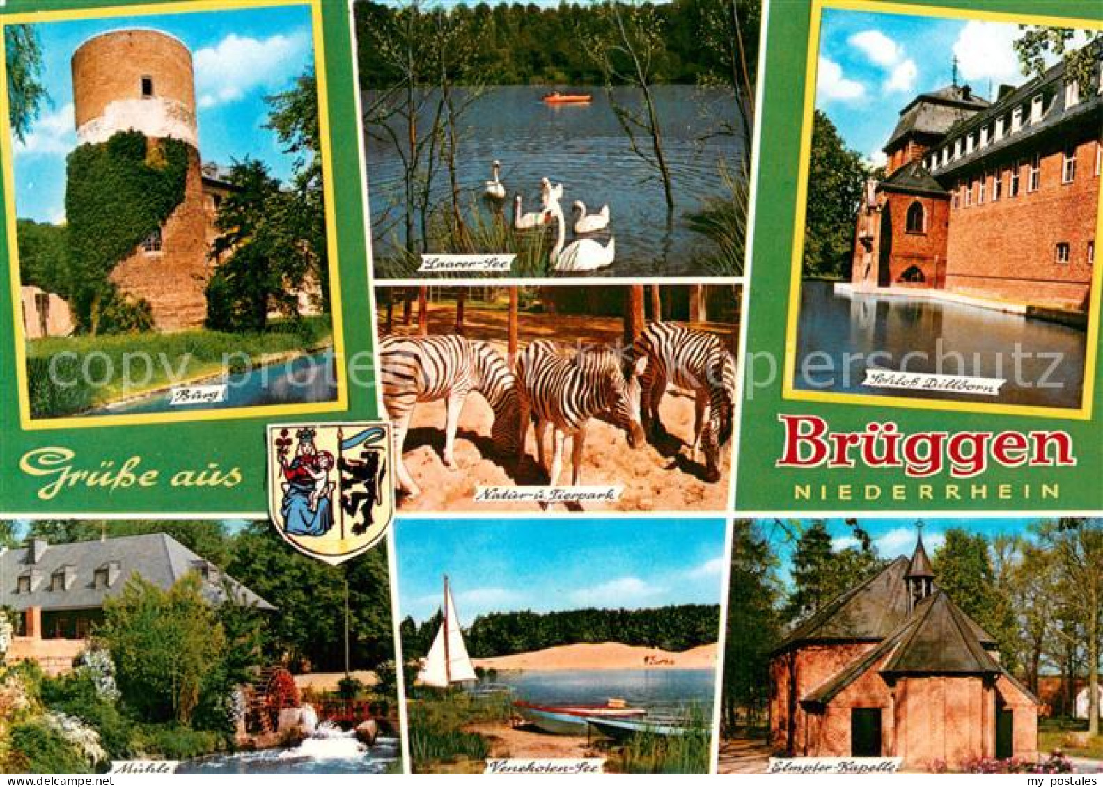 73670026 Brueggen Niederrhein Burg Laarer See Schloss Dillborn Natur- Und Tierpa - Altri & Non Classificati