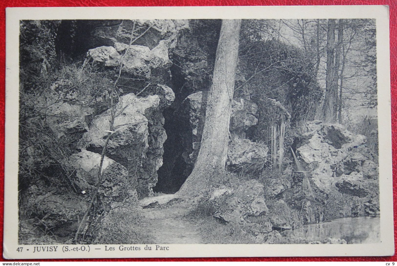 CP JUVISY Les Grottes Du Parc France Voyagee Used Postcard B290 - Juvisy-sur-Orge