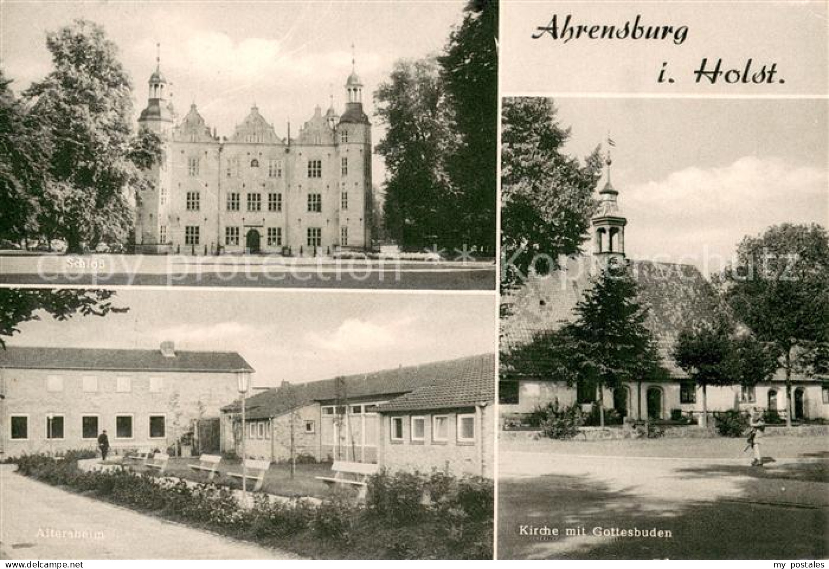 73669968 Ahrensburg Schloss Altersheim Kirche Mit Gottesbuden Ahrensburg - Ahrensburg