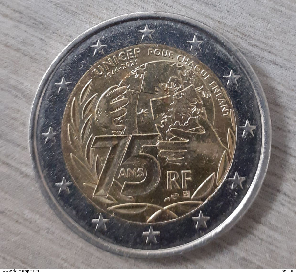 PIECE COMMEMORATIVE 2 EUROS - Unicef - Frankreich