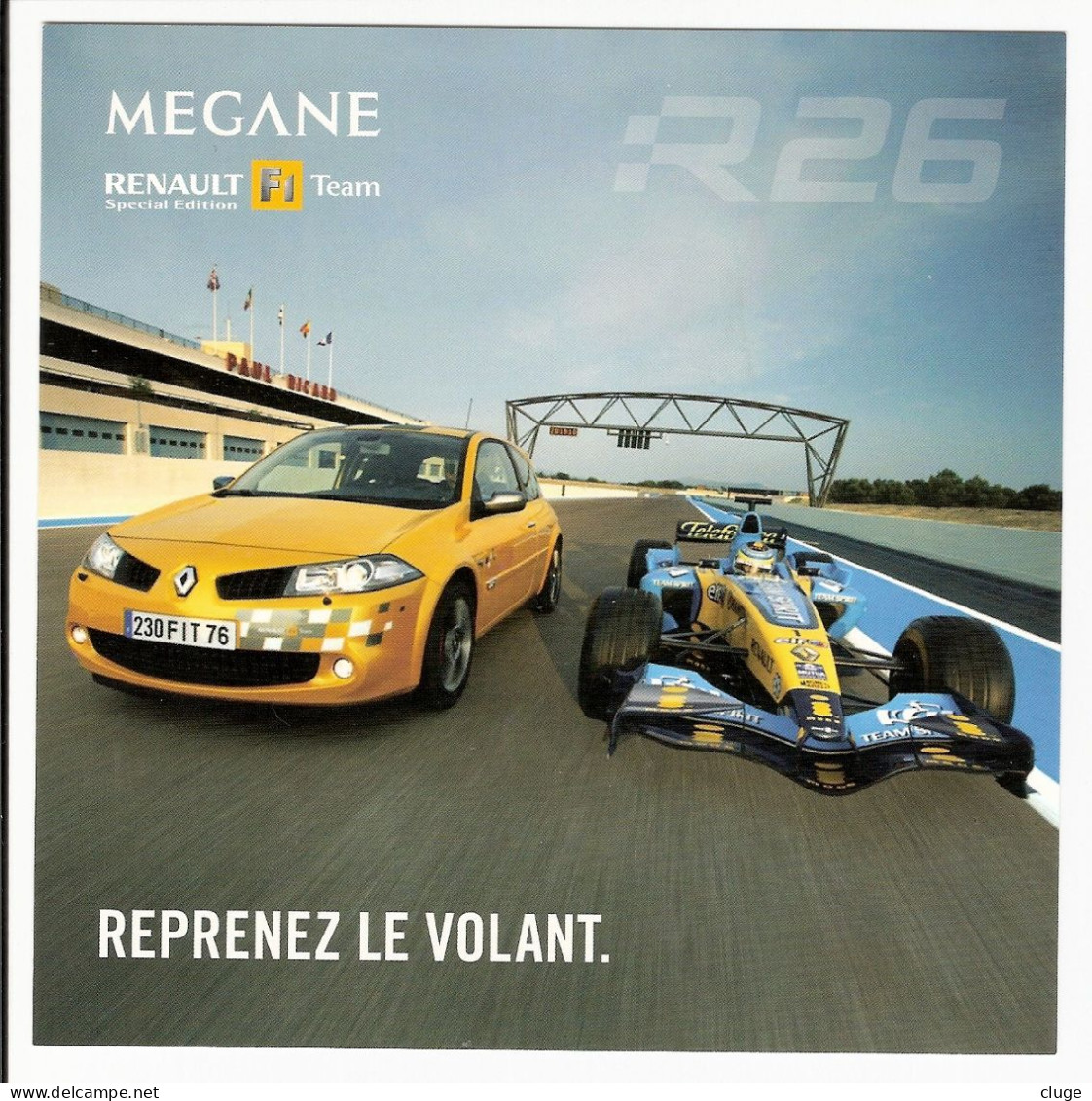 FORMULE 1  R 26  /  MEGANE RS - TEAM RENAULT 2006 - Grand Prix / F1