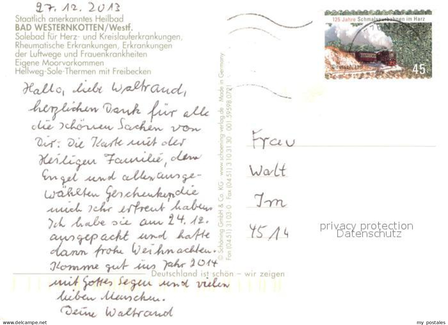 73669849 Bad Westernkotten Heilbad Saline Sole Thermen Mit Freibecken Fliegerauf - Other & Unclassified
