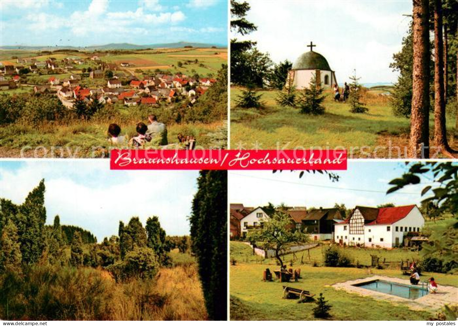 73669841 Braunshausen Sauerland Gesamtansicht Landschaftspanorama Kapelle Wasser - Other & Unclassified
