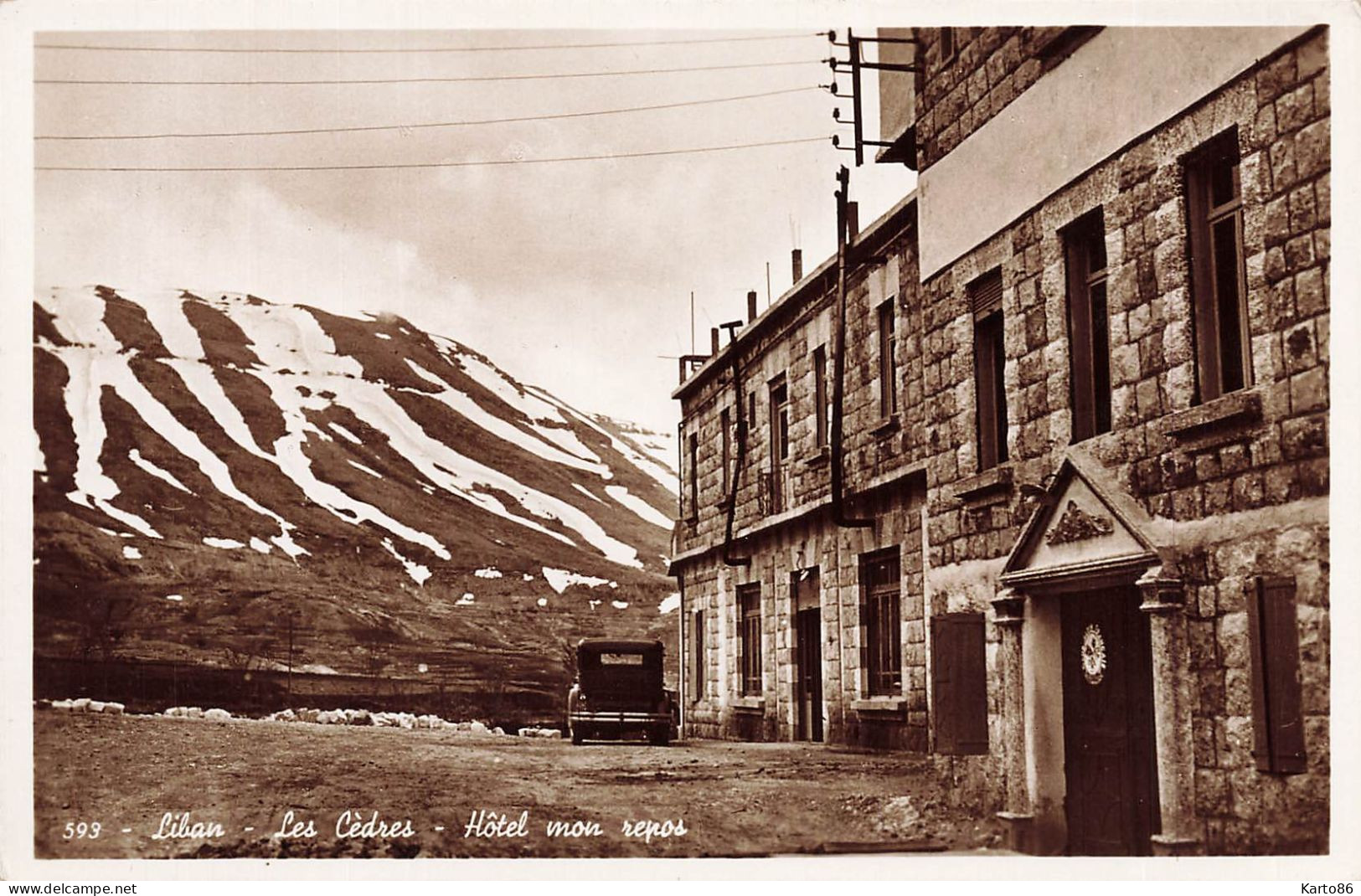 Liban * Carte Photo * Hôtel MON REPOS , Les Cèdres * Lebanon - Líbano